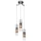 Access Lighting Spartan, 3 Light Pendant, Brushed Steel Finish, Metal Mesh in Clear Glass 50526-BS/CLM - alternate 1